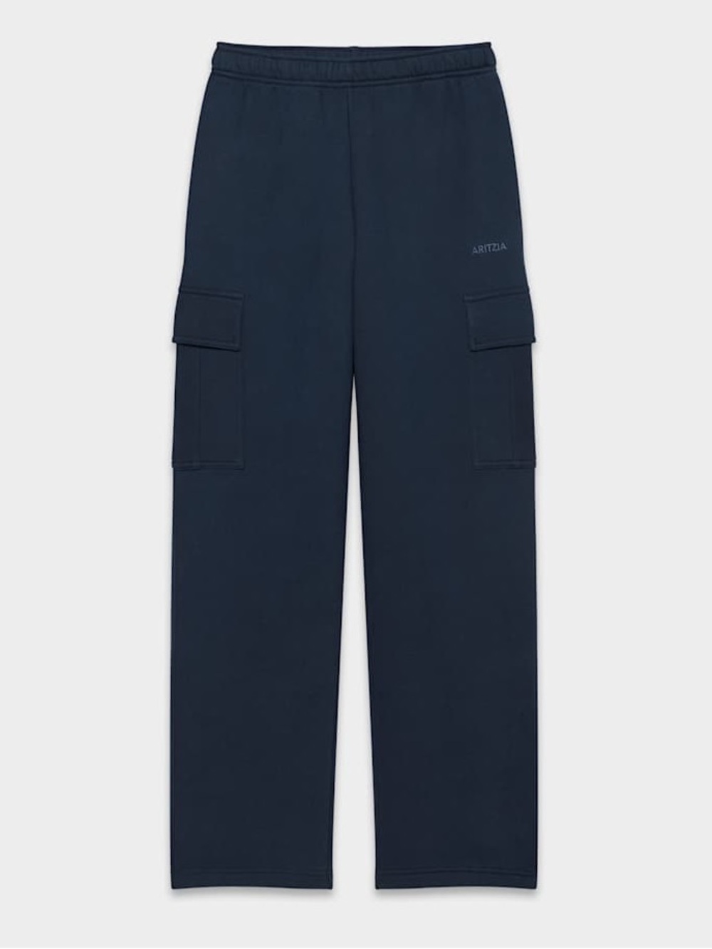 Aritzia, “cozy sweatfleece mega cargo” sweatpants in navy